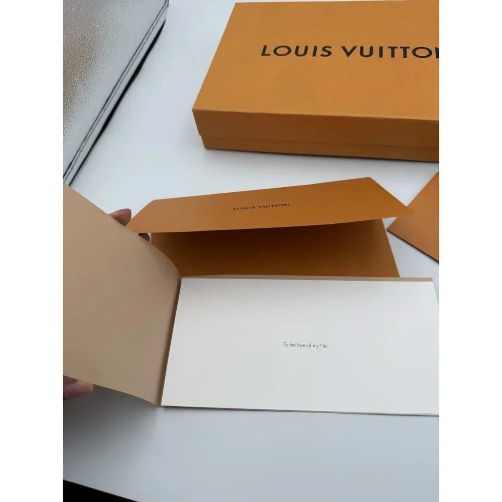 Authentic Louis Vuitton Folding Gift Box & Envelope Sleeves 12x8x2,25